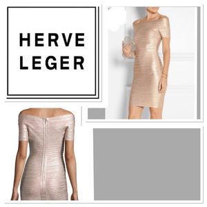 NWT ****Herve Leger Carmen Dress Sz L